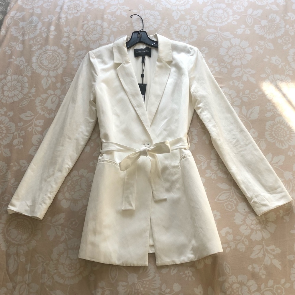 White BCBG Blazer